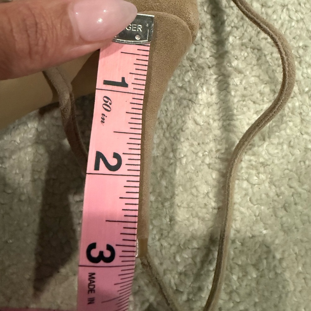 Nine West Ankle Tie Nude / Neutral Pumps / heels - Picture 8 of 9